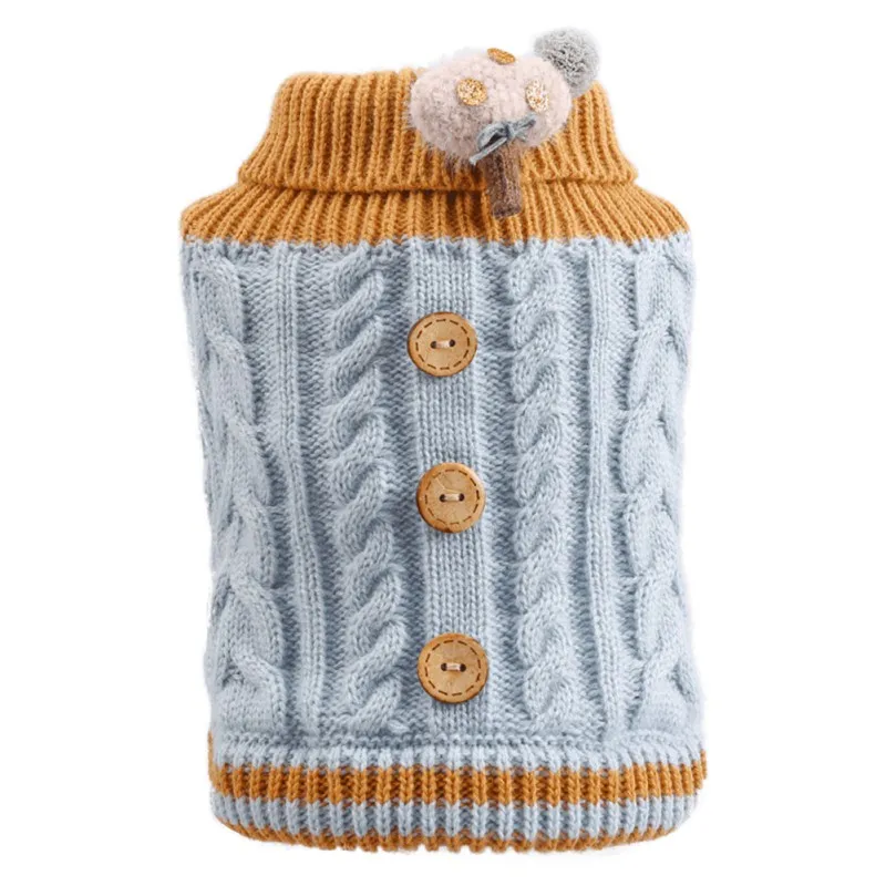 

Pet Sweater Winter Warm Dog Small Dog Clothes Puppy Sweater For Pet Dog Knitting Crochet Cloth Christmas Dog Sweater