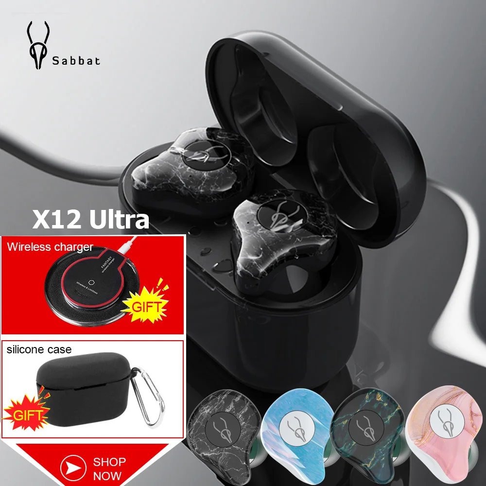 TWS-наушники Sabbat X12 Ultra беспроводные наушники BT 5 0 гарнитура IPX5 водонепроницаемость