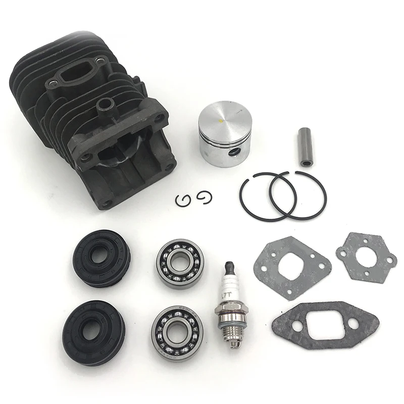 

Partner 350 41.1mm Chainsaw Cylinder and Gasket Piston Assy Spark Plug Grooved Ball Bearing Kit for Partner 350 Partner 351