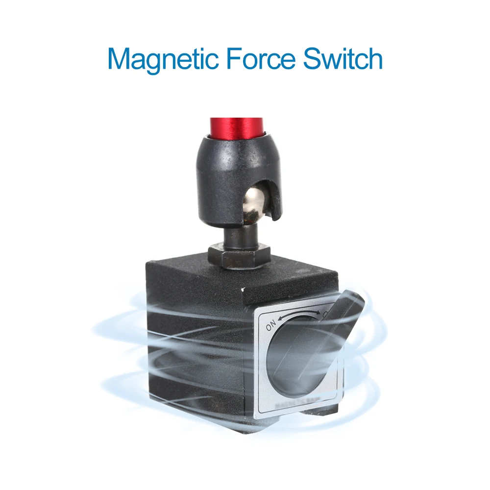 

New Mini portable Magnetic Base Holder Iron Mini Flexible Bracket Tool with Double Adjustable Pole for Leverage Dial Indicator