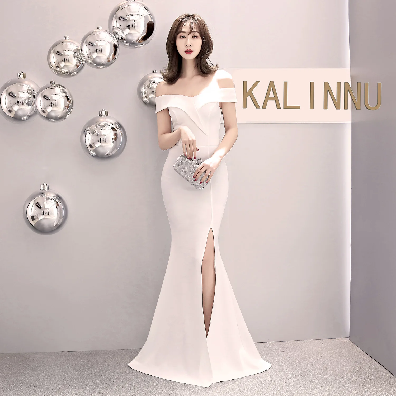 Сексуальные вечерние платья с V-образным вырезом элегантные рукавами-крылышками