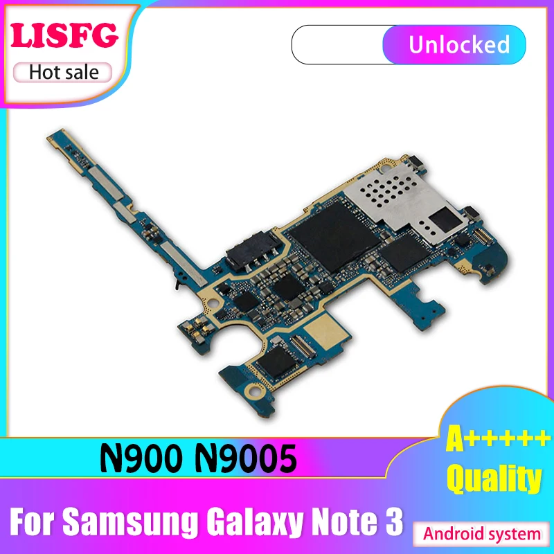 Разблокированная материнская плата для Samsung Galaxy Note 3 N900 N9005 16 ГБ 32 обновленная