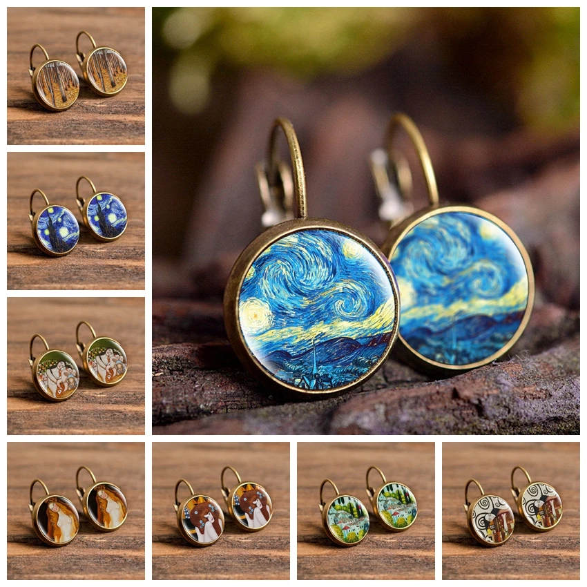 Женские серьги-гвоздики в виде звезд