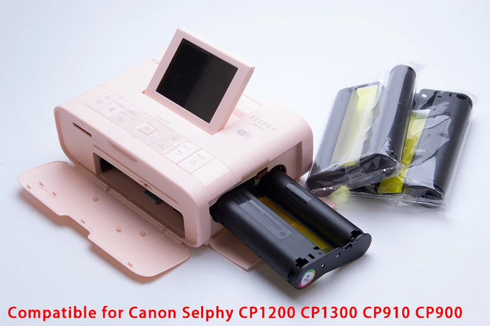 UniPlus фотобумага Набор цветных чернил совместимый для CP1200 CP1300 CP910 CP900 бумажный принтер 6 чернил 216 листов бумажные ленты набор