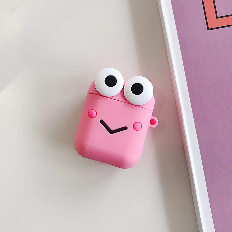 style 19 Силиконовый чехол для наушников для Apple Airpods 1 2, милый 3D мультяшный чехол для зарядки, чехол для наушников s для Airpods 2, полный защитный чехол - Цвет: style 19