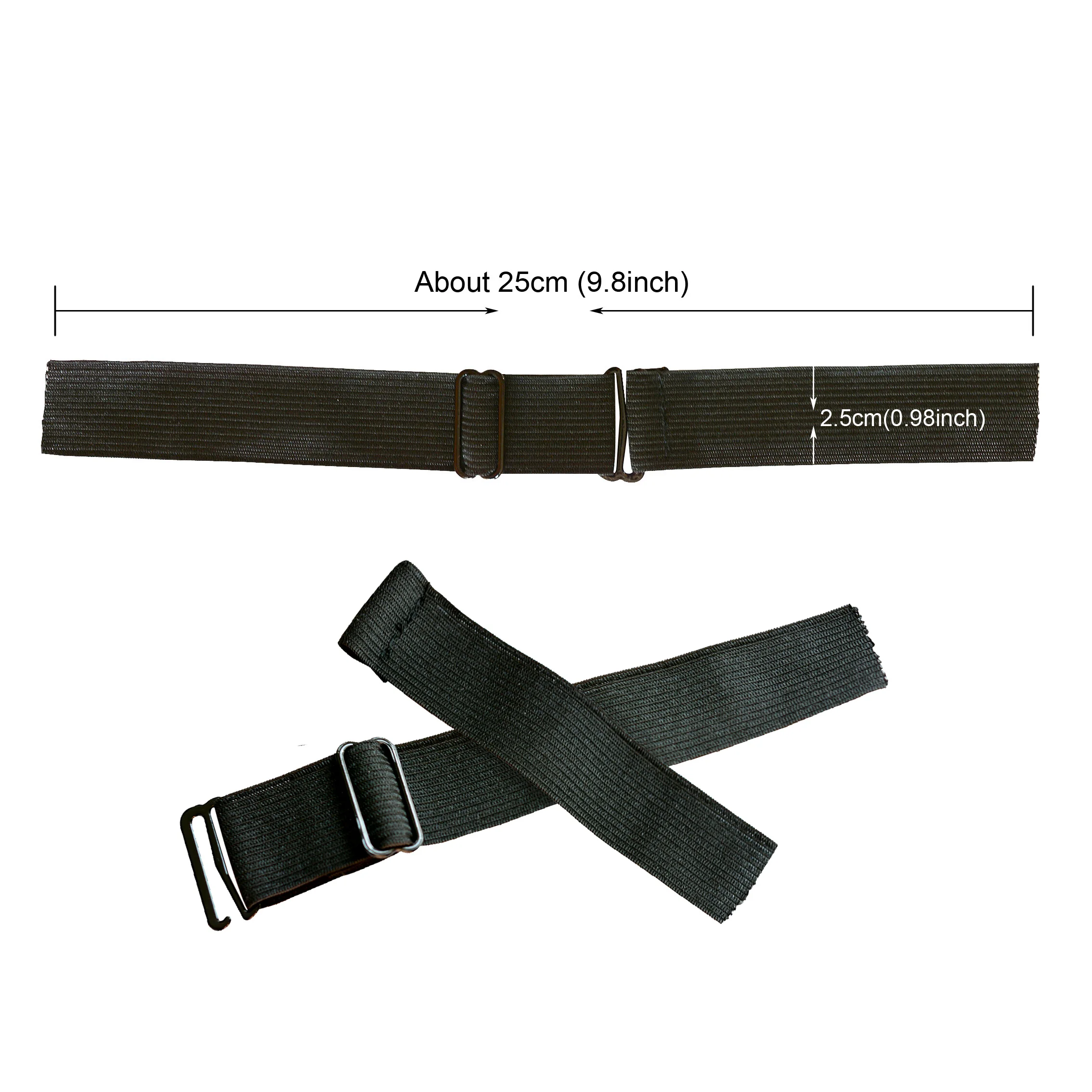 Регулируемые черные нейлоновые эластичные ленты для создания париков колпачки