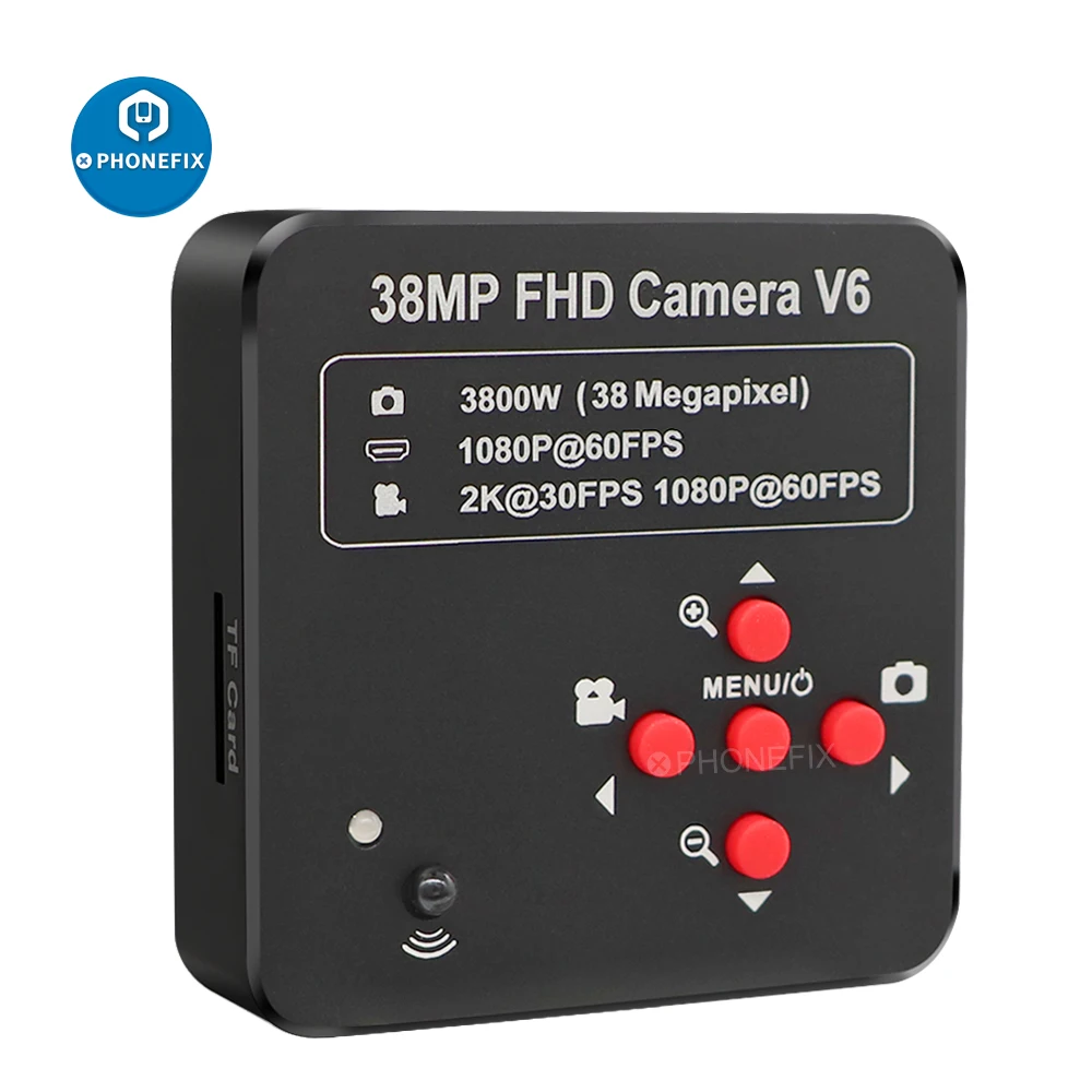 Набор промышленного видеомикроскопа 38MP 1080P 2K HDMI VGA USB микроскоп камера 180X C