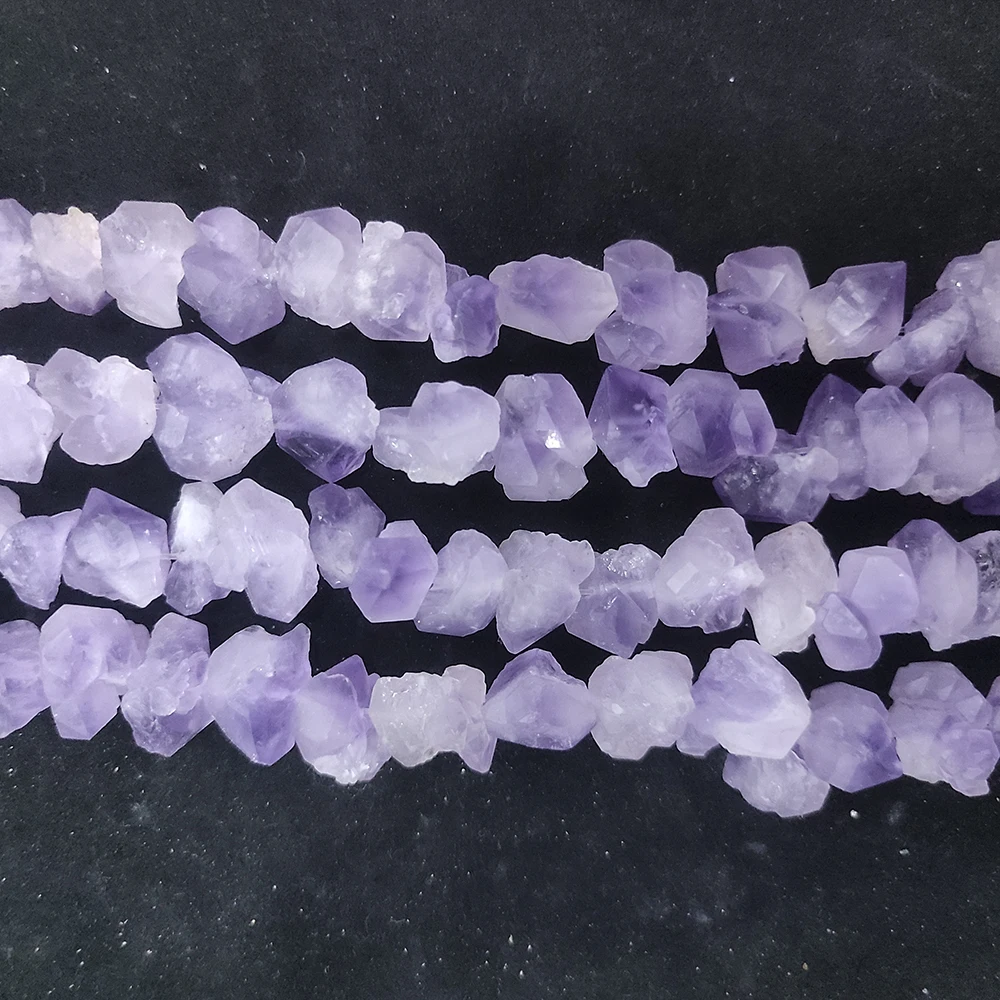 

Natural Amethyst Quartz Electroplated Colour Reiki Mineral Ornaments Aquarium Home Decor Healing Stone Hole Drilled DIY Jewelr
