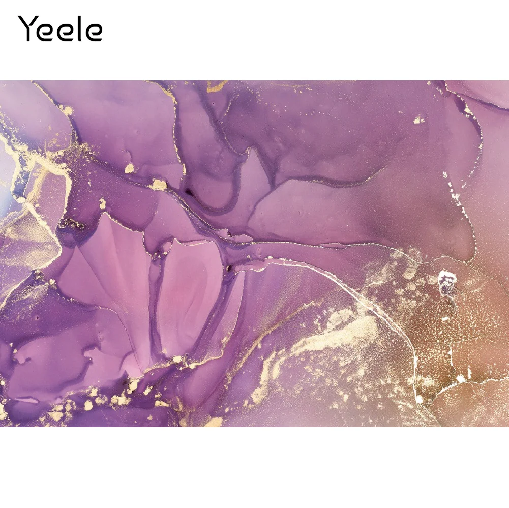 

Фон для студийной фотосъемки Yeele urple с мраморной текстурой