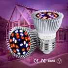 Led Grow светильник E14 Led Grow Палатка лампа 18 Вт 28 Вт полный спектр растений Bombilla Led E27 растущая коробка фитолампа 220 В Groeilamp 5730