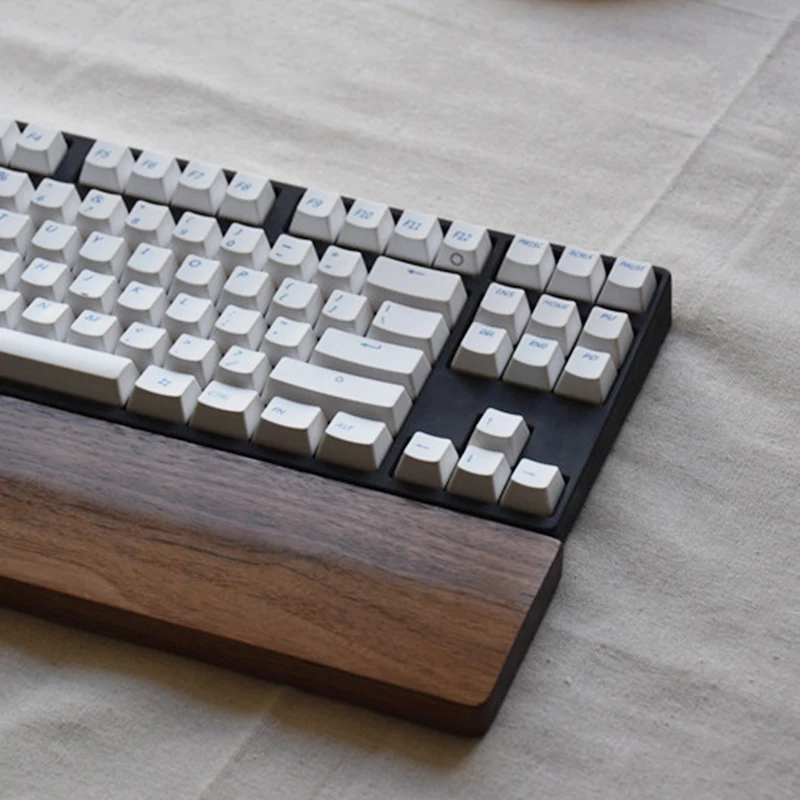 

Mechanical Keyboard Bracket Wooden Wrist Rest Ebony Pine Wood For Mechanical Keyboards gh60 xd60 xd64 Poker 87 104 xd84