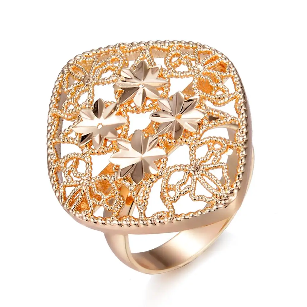 Wando медное мусульманское ювелирное изделие золотого цвета кольцо для женщин