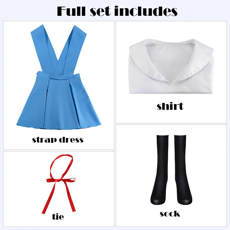 Новинка костюм школьной формы Аниме EVA для косплея униформа АСУКА Лангли сори