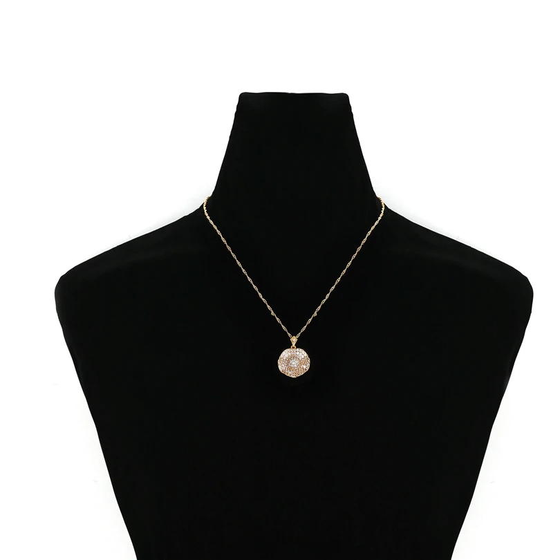 Gold white gold Hot Necklaces AAA Cubic Zirconia Charms Women Wedding Jewelry 2019 New Chain &amp Pendants | Украшения и