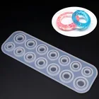 16 размеров, силиконовые формы для колец, пипетка, ювелирные изделия сделай сам, кольца для рукоделия, подарки, форма для уф смолы, фурнитура для ювелирных изделий