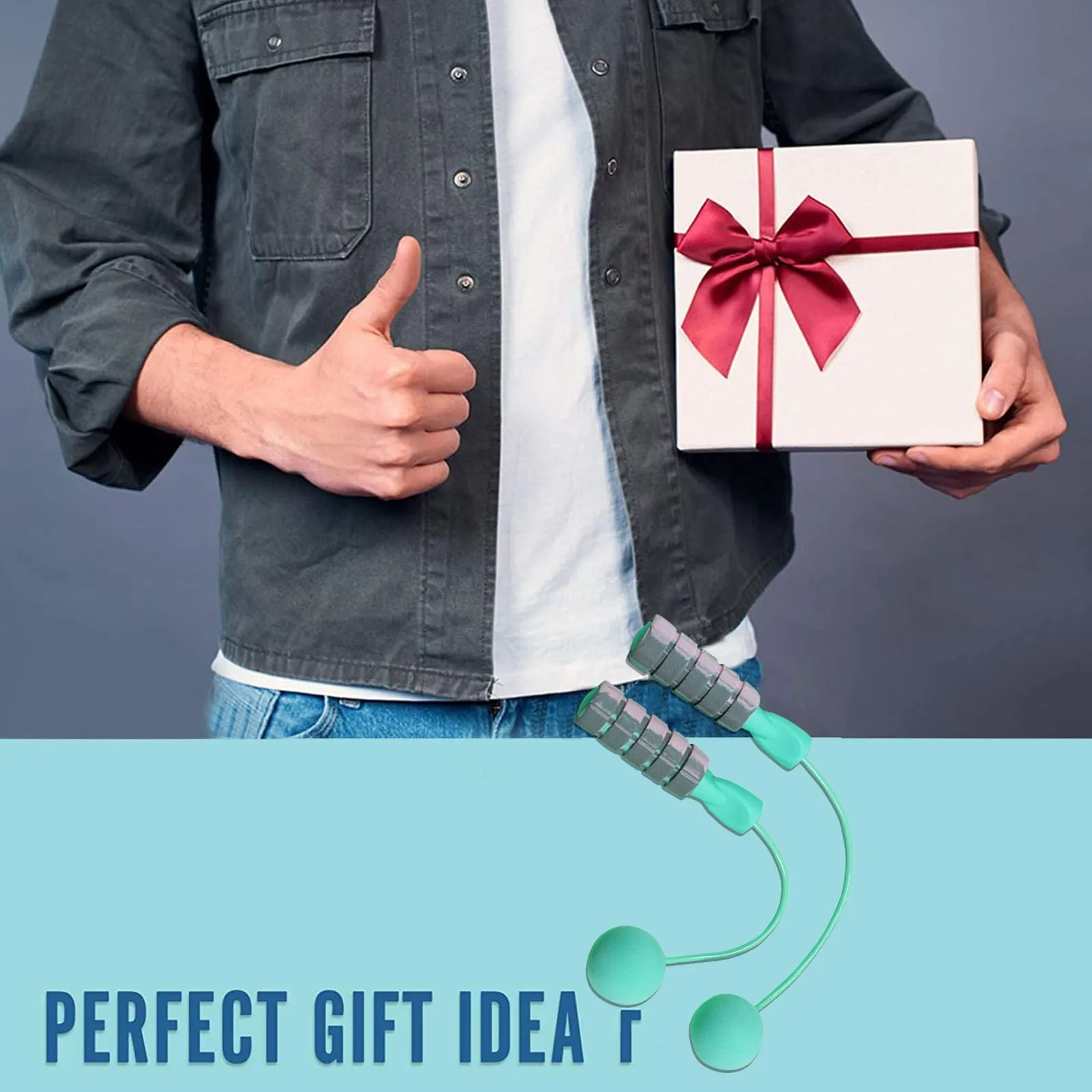 

Rope Skipping Ropeless PVC Skipping Rope Cordless Jump Roper for Kids Adults Portable Fitness Equipment