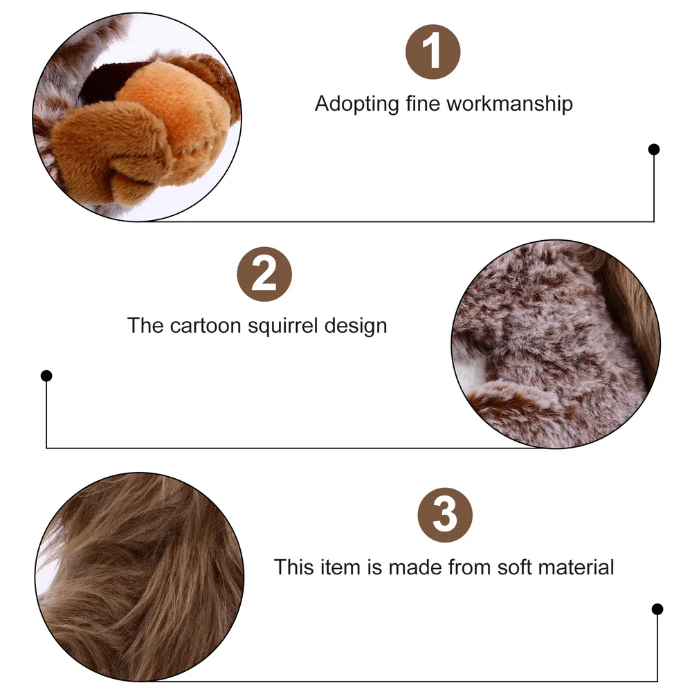 

Plush Cartoon Squirrel Soft Stuffed Animals Children Birthday Gift