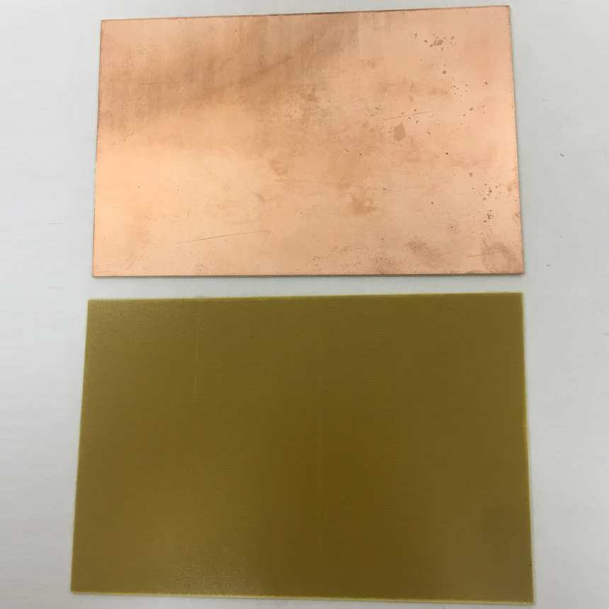 

5*7cm 5x7cm 7*10cm 7x10cm 2mm Thickness Single Side FR4 Fiber Glass Epoxy Resin Copper Clad Laminates Test Universal PCB Board