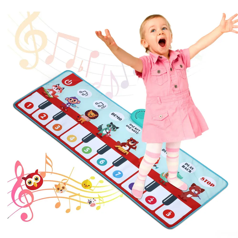 

Electronic Musical Carpet Musical Instrument Educational for Kids Battery