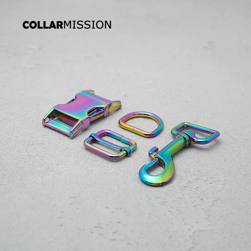 (Металлическая пряжка + Регулируемая D-образное кольцо металлическая застежка