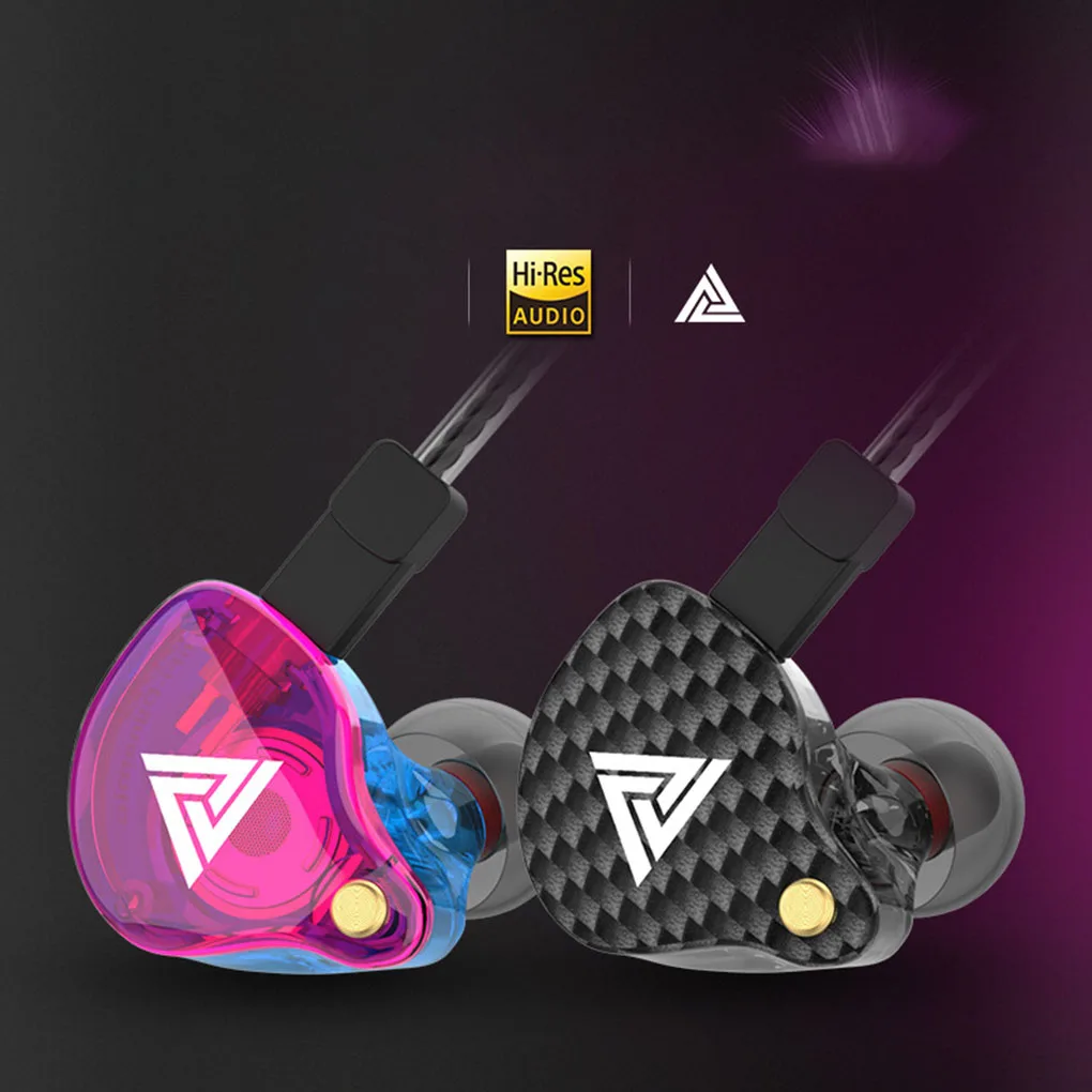 2020 новые QKZ VK4 наушники 3 5 мм проводные вкладыши спортивные HIFI бас шумоподавляющие