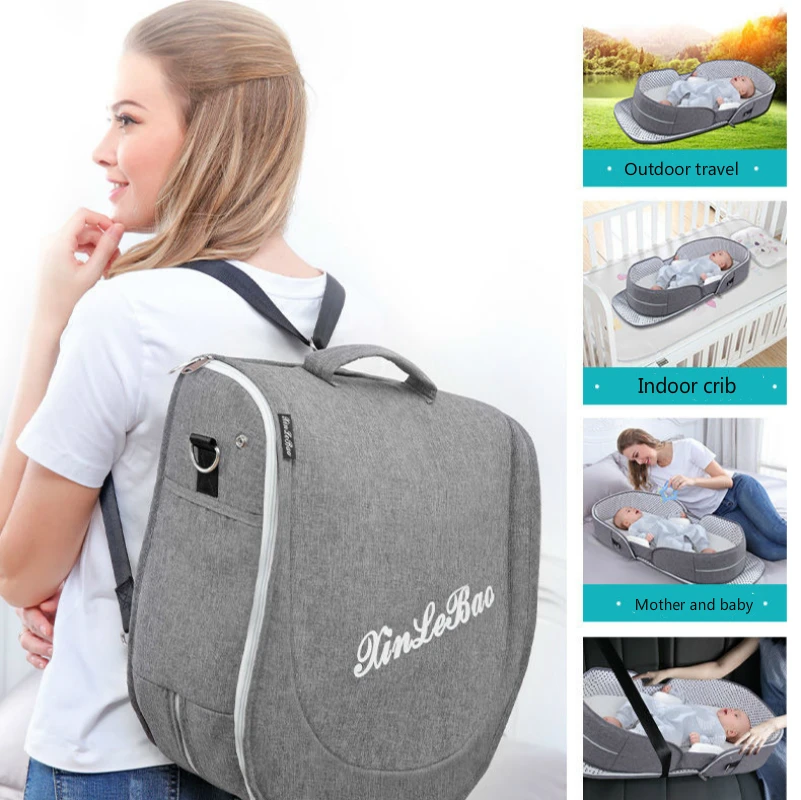 Многофункциональная портативная детская кровать дорожная Солнцезащитная