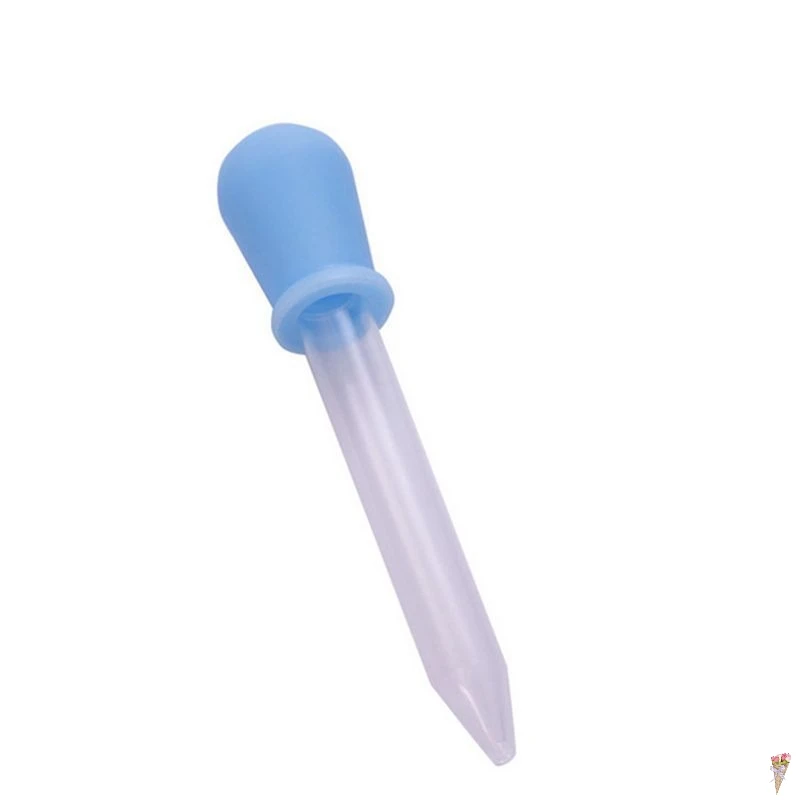 

1 шт 5 мл бутылочка для кормления ребенка посуда прозрачный Пластик пипетки подачи жидкости Еда медицинская капельница, бюретка синего цвет...