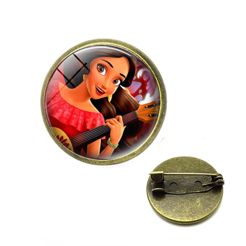 Латинская принцесса Елена Броши Elena of Avalor Cartoonpins девушки платье аксессуары День