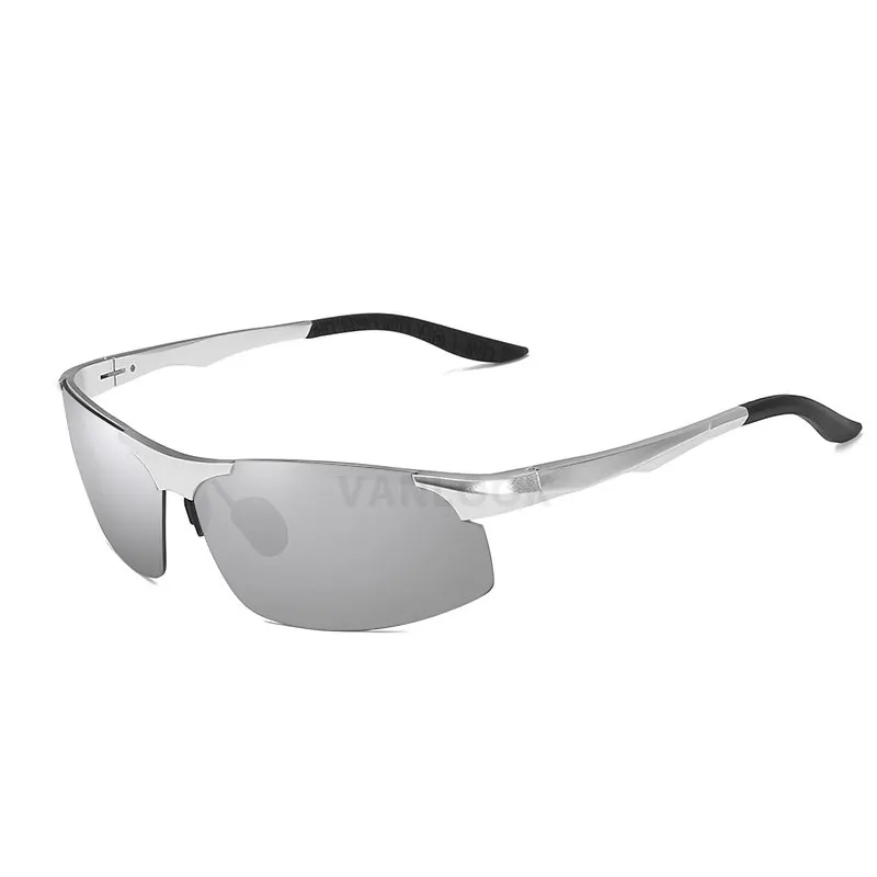 Фотохромные поляризационные солнцезащитные очки линзы хамелеона в алюминиево