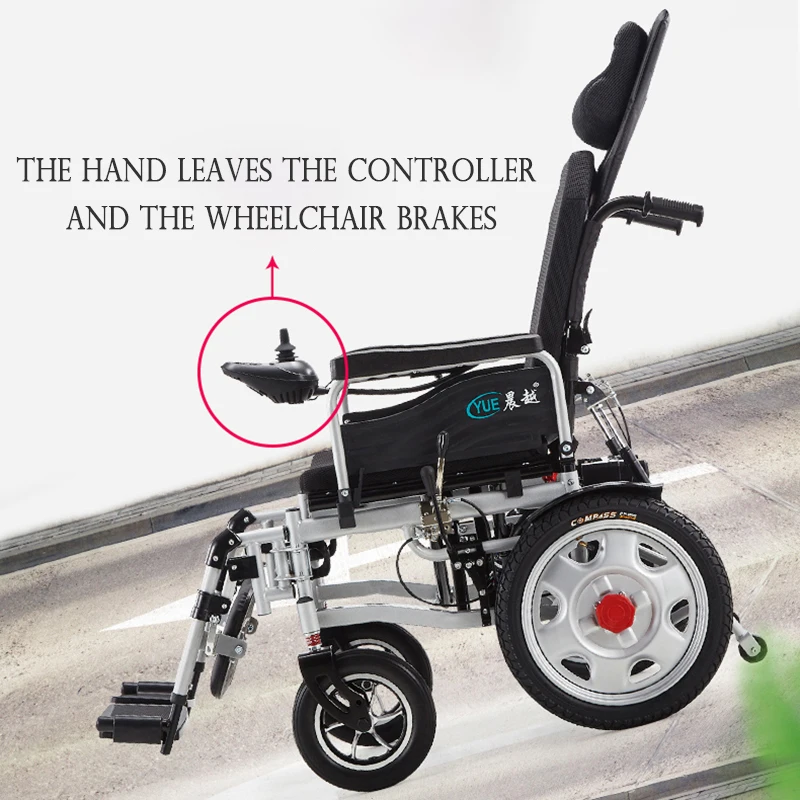 Electric Foldable Lightweight Wheelchair for the Elderly Automatic 500W 35KM Cruisingability Wheel Chair | Спорт и развлечения