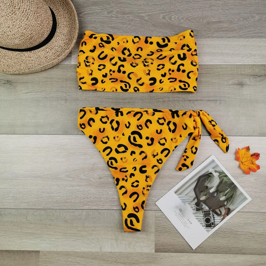 Sexy Summer Women's Print Split Swimsuit Fashion Swimwear Beachwear Bikini Bikinis Bathing Suit biquini tankini Beach купальник |