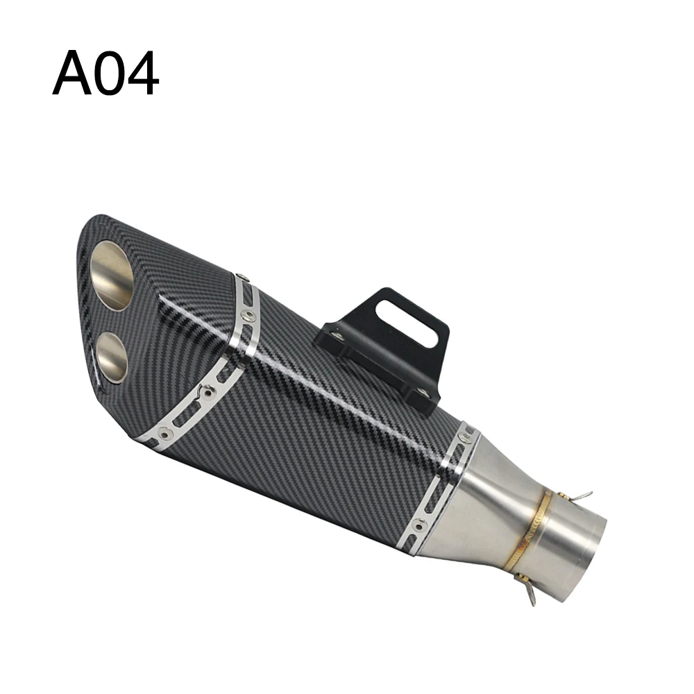 A04 ZSDTRP глушитель выхлопной трубы мотоцикла для Kawasaki akrapovic Yoshimura R11 выхлопной трубы Moto Z800 R3 GSXR750 GSXR600 Slip-On - Цвет: A04