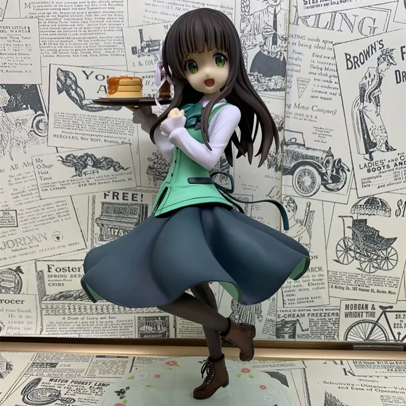 

Anime Is The Order A Rabbit Ujimatsu Chiya PVC Action Figure Collectible Model Doll Toy 28cm