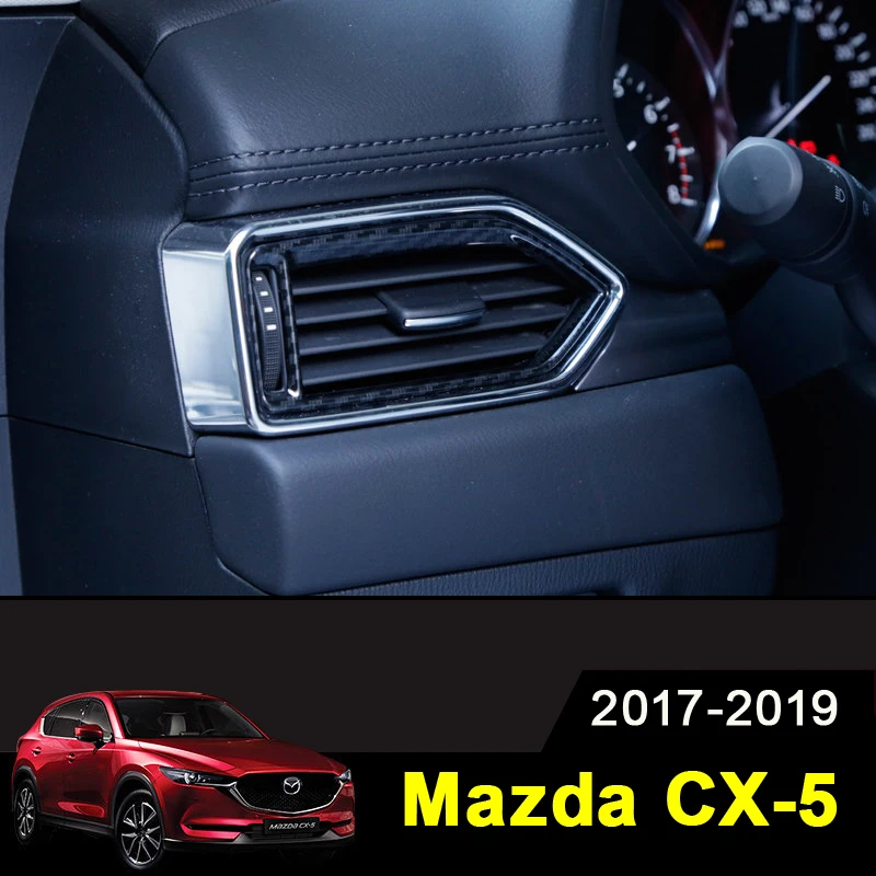 For Mazda CX-5 CX5 CX 5 2017 2018 2019 Car Dashboard Air Vent Trim Cover Outlet Bezel Frame Garnish Molding Surround Accessories |