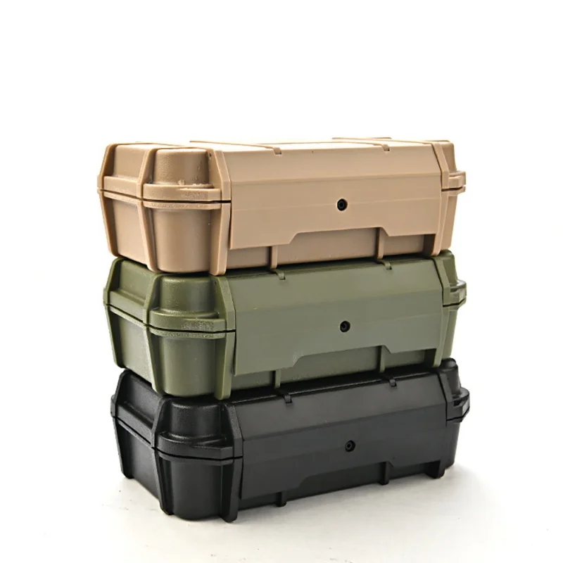 

Outdoor Camping Double Layer Plastic Waterproof Airtight Survival Case Container Storage Box