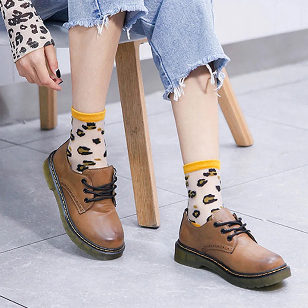 Носки женские прозрачные сетчатые шелковые пикантные Модные Повседневные