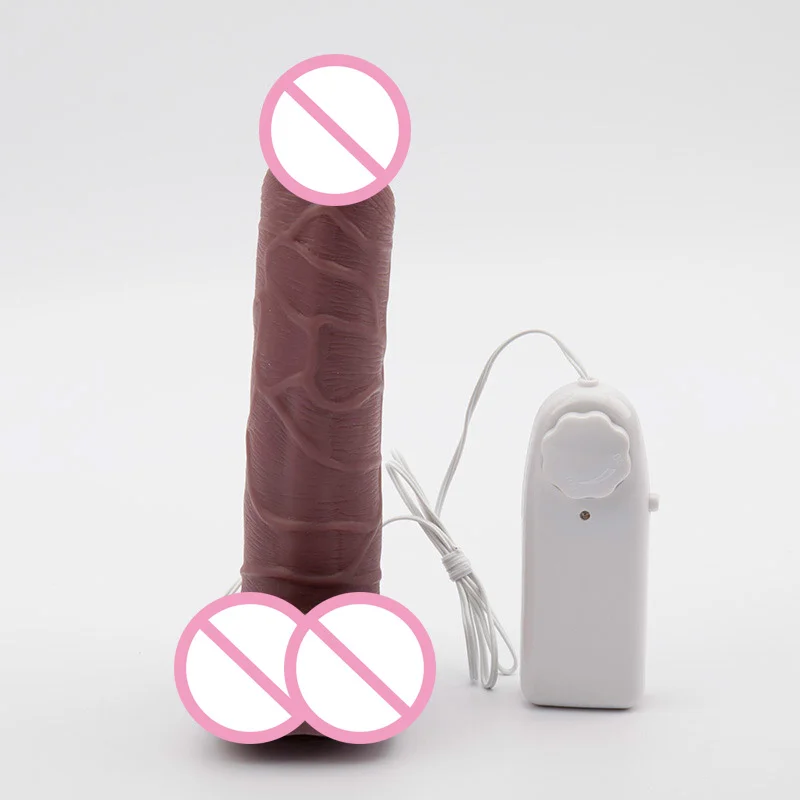 Эротические силиконовый фаллоимитатор больших размеров вибратор вращающийся