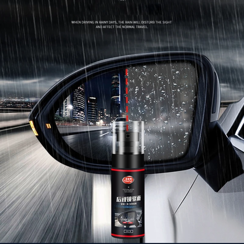 

Auto Rearview Mirror Anti-rain Anti-fog Spray for Driving in Rainy Days-60ml