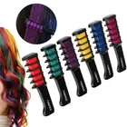 Одноразовая временная краска-карандаш для волос, 9 цветов, мини-гребень для волос, для вечеринок, косплея, салона красоты, инструмент для укладки волос TSLM1