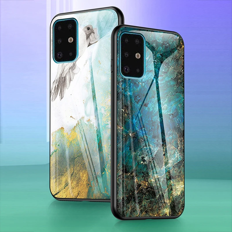 Чехол-бампер для Samsung Galaxy S20 S 20 ультра роскошный градиентный чехол из закаленного