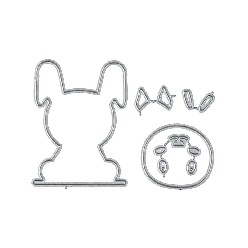 Штампы в виде животных DiyArts металлические штампы кролика новинка 2019 для