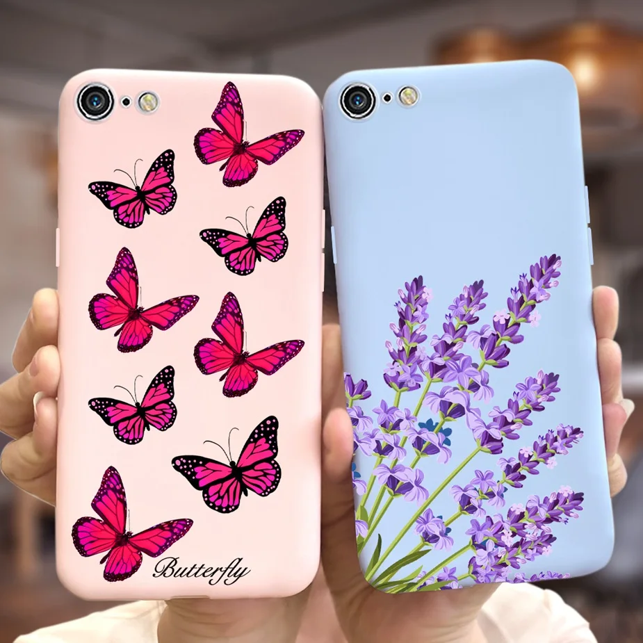 Чехол для iPhone 7 8 Plus Стильный чехол с рисунком конфет силиконовый мягкий телефона