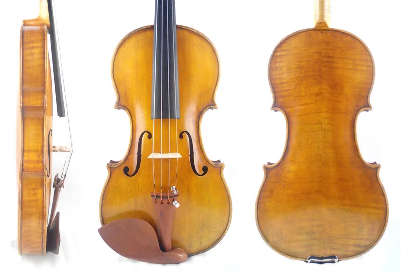 Студенческая скрипка! скрипка сделанная Luthier Mr Zhou китайское дерево бесплатный