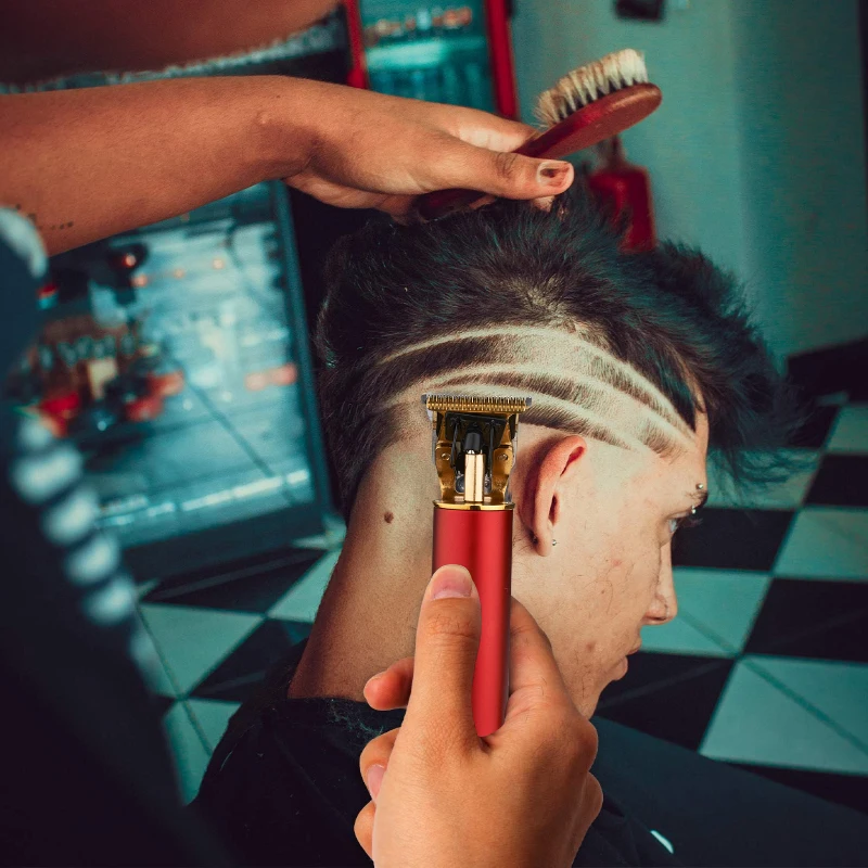 

Electric Professional Hair Clipper USB Rechargeable Hair Trimmer for Men Baldheaded 0mm Barber Cordless Hair Cutting Machine