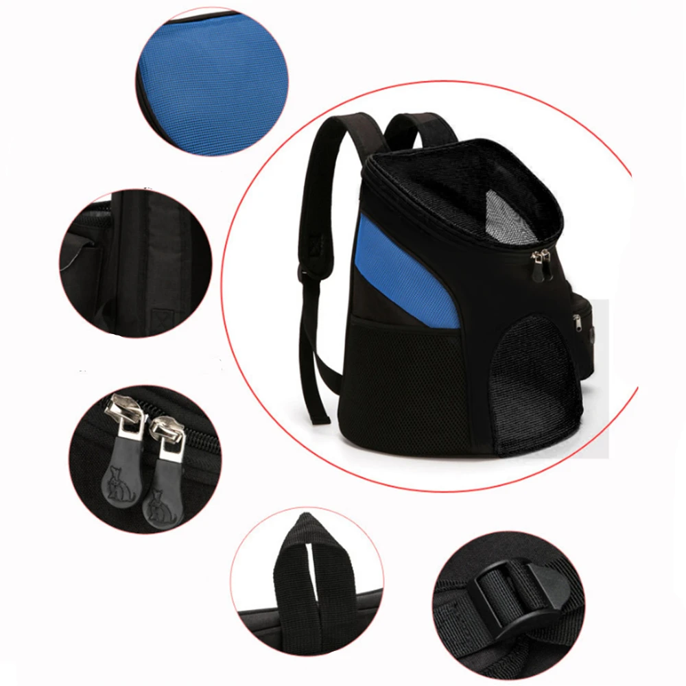 

Breathable Pet Backpack Portable Carrier for Cat Travel Foldable Cats Dog Carrier Bags Outdoor Mesh Dog Backpack Pet Supplies