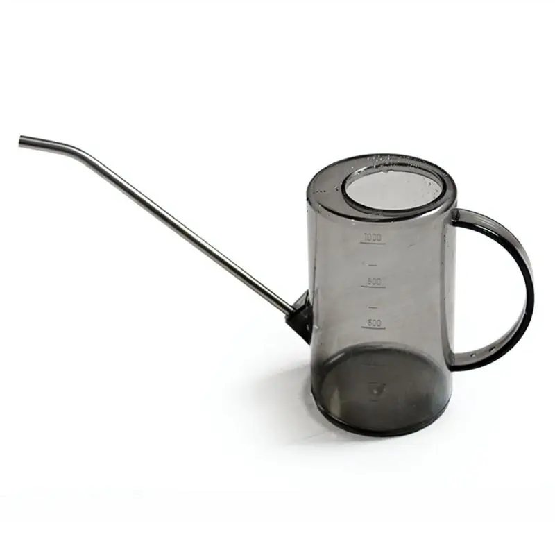 

K1KB Garden 1 Litre/ 35 OZ Long Spout Watering Can for Succulents Bonsai Catus Plants Indoor Outdoor Non-slip Handle Household