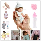 15 см6 дюймов, миниатюрная девушка с моющимися вьющимися волосами, улыбающееся лицо, яркие европейские Reborns для маленьких девочек