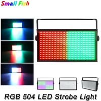 504 led strobe flash light sound control rgb 250w mixed flashing stage lighting strobe effect lights for disco dance party bar