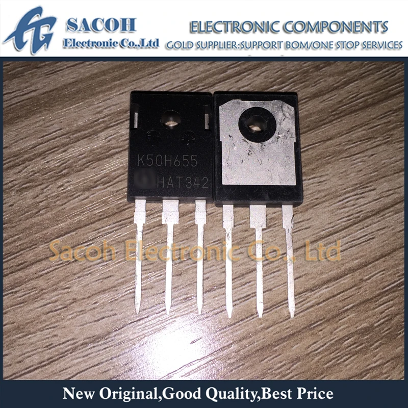 10Pcs IKW50N65H5 or IKW50N65F5 K50H655 or K50EH5 or K50F655 TO-247 50A 650V Power IGBT transistor