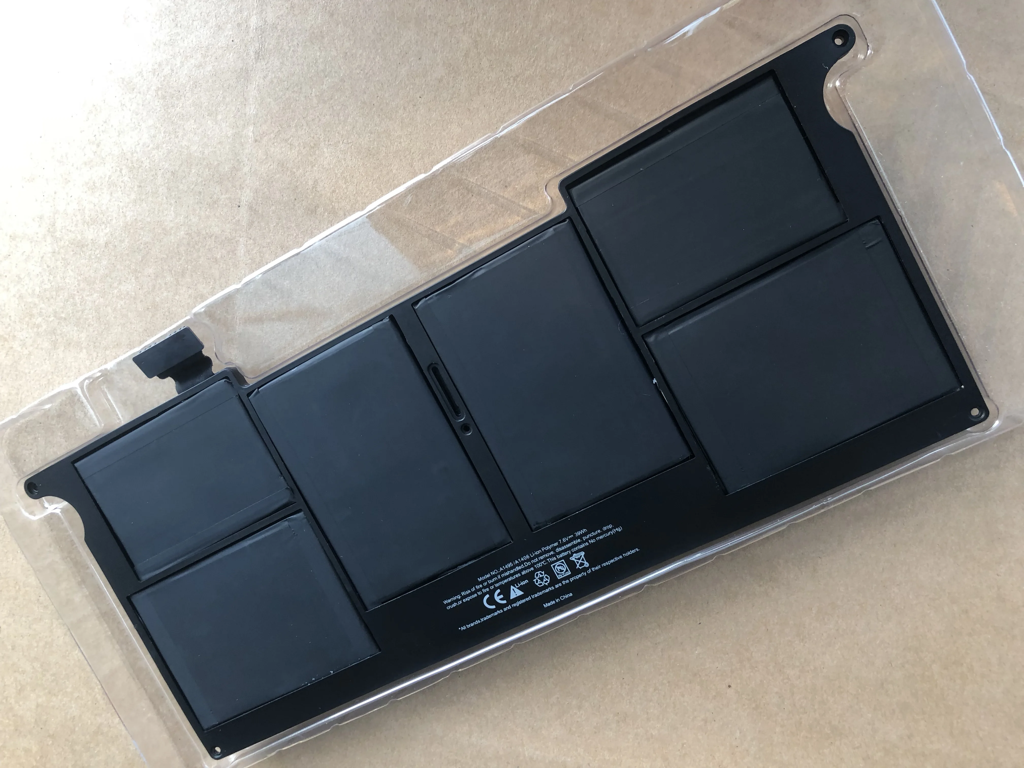 Аккумулятор для Apple MacBook Air 11 дюймов A1370 mid 2011 и A1465 2012 2013 ранняя 2014 заменить A1406